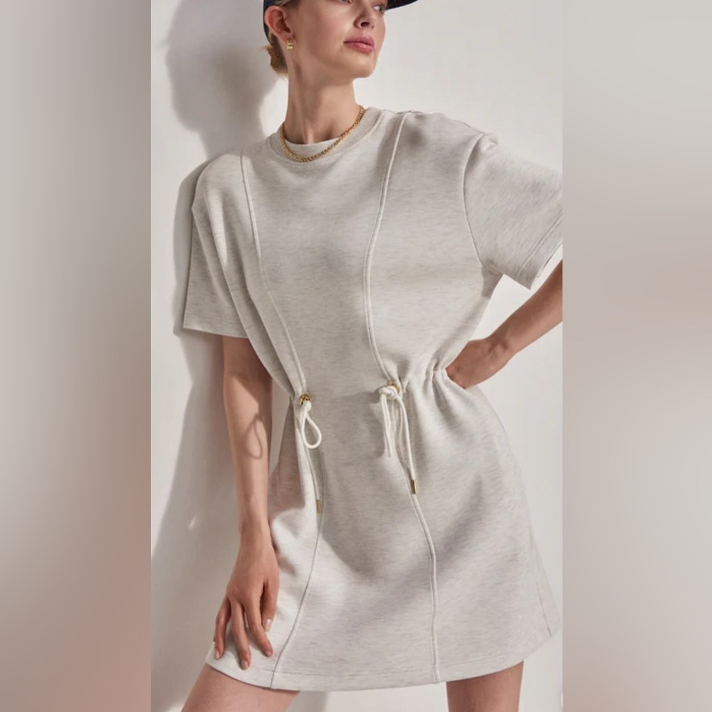 Varley maple dress ivory marl - Picture 2 of 3